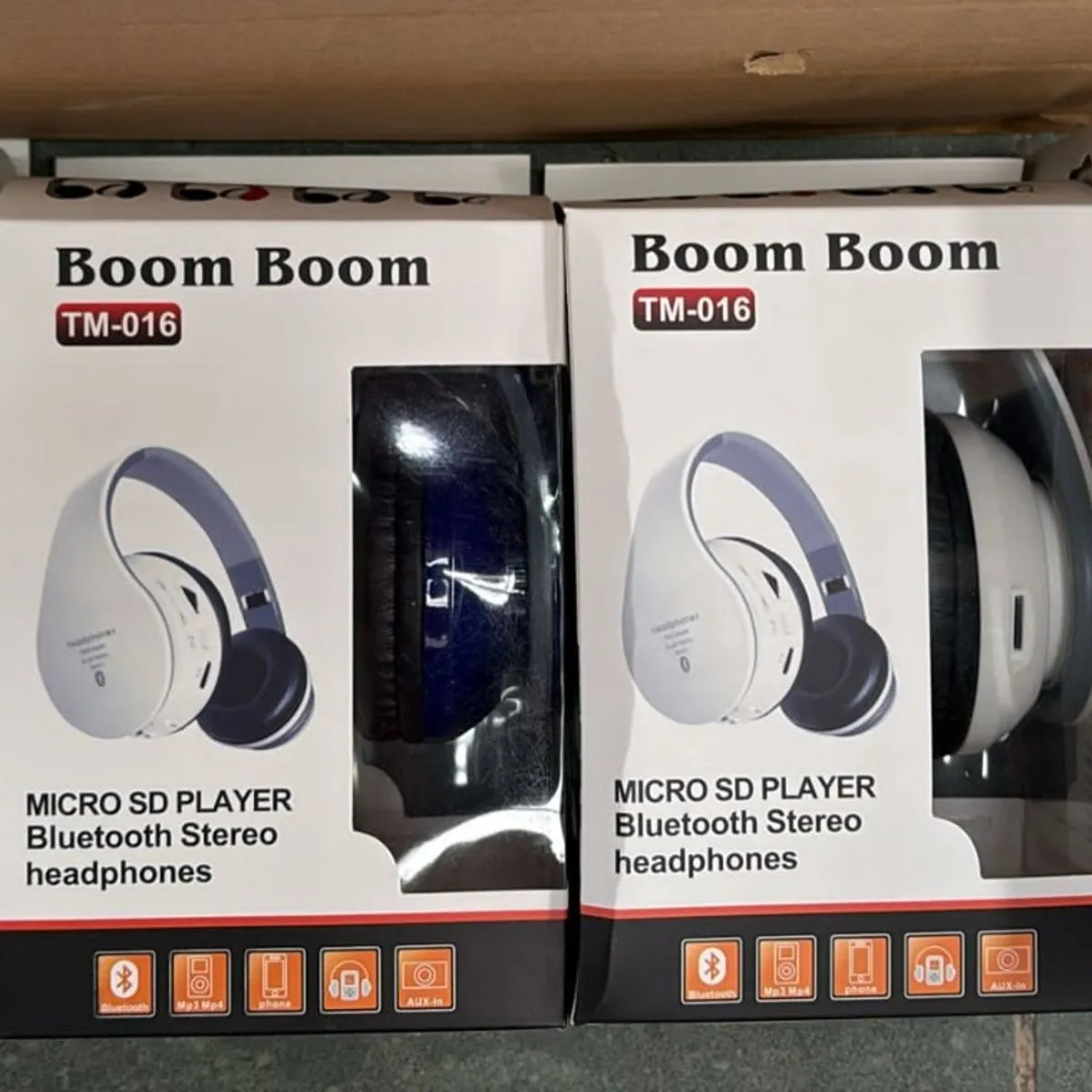 Słuchawki Boom Boom z MP3 Playerem i Bluetooth