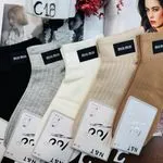 Skarpetki damskie ankle z metką MINA, 5 kolorów, roz. NT