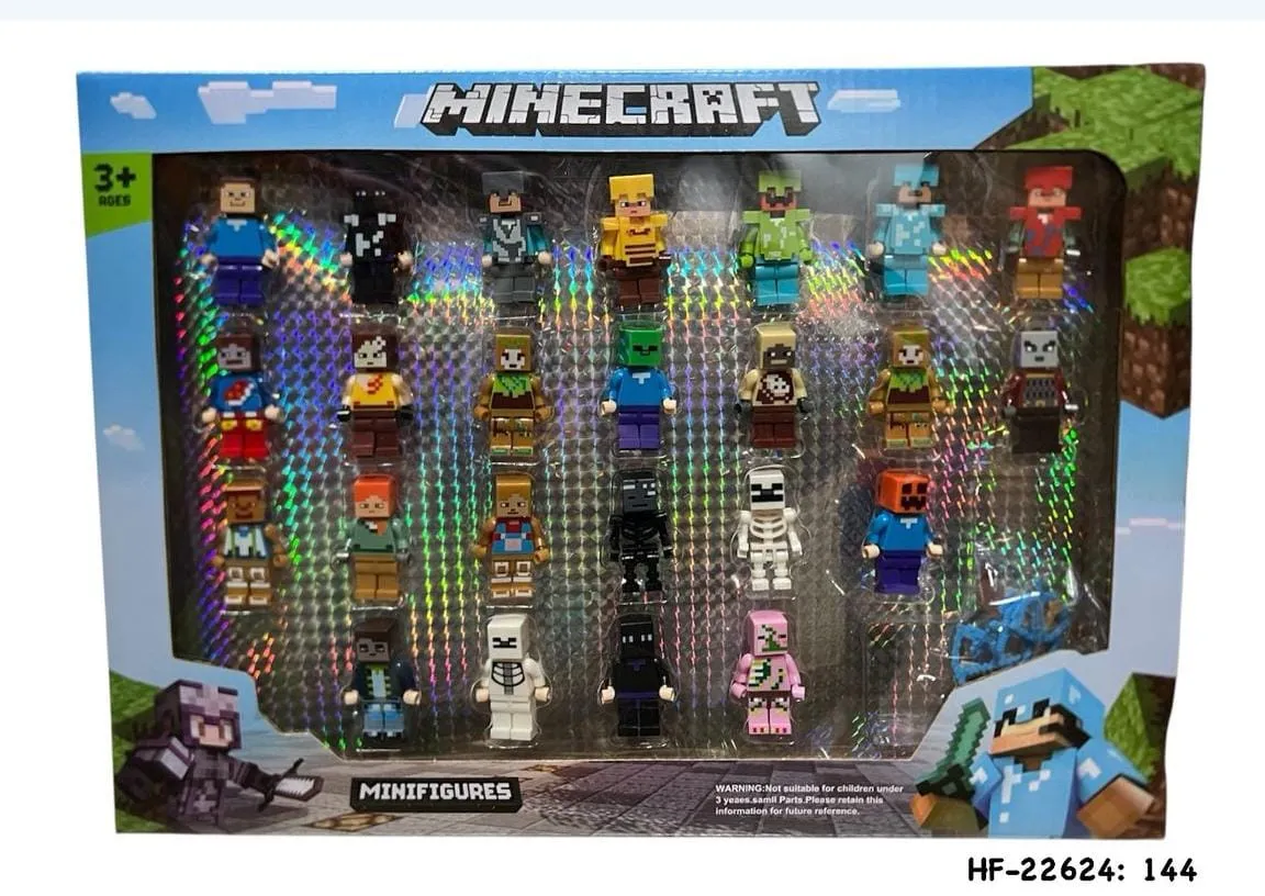 Zabawki Figurki Minecraft Miniatures 24 szt HF-26264