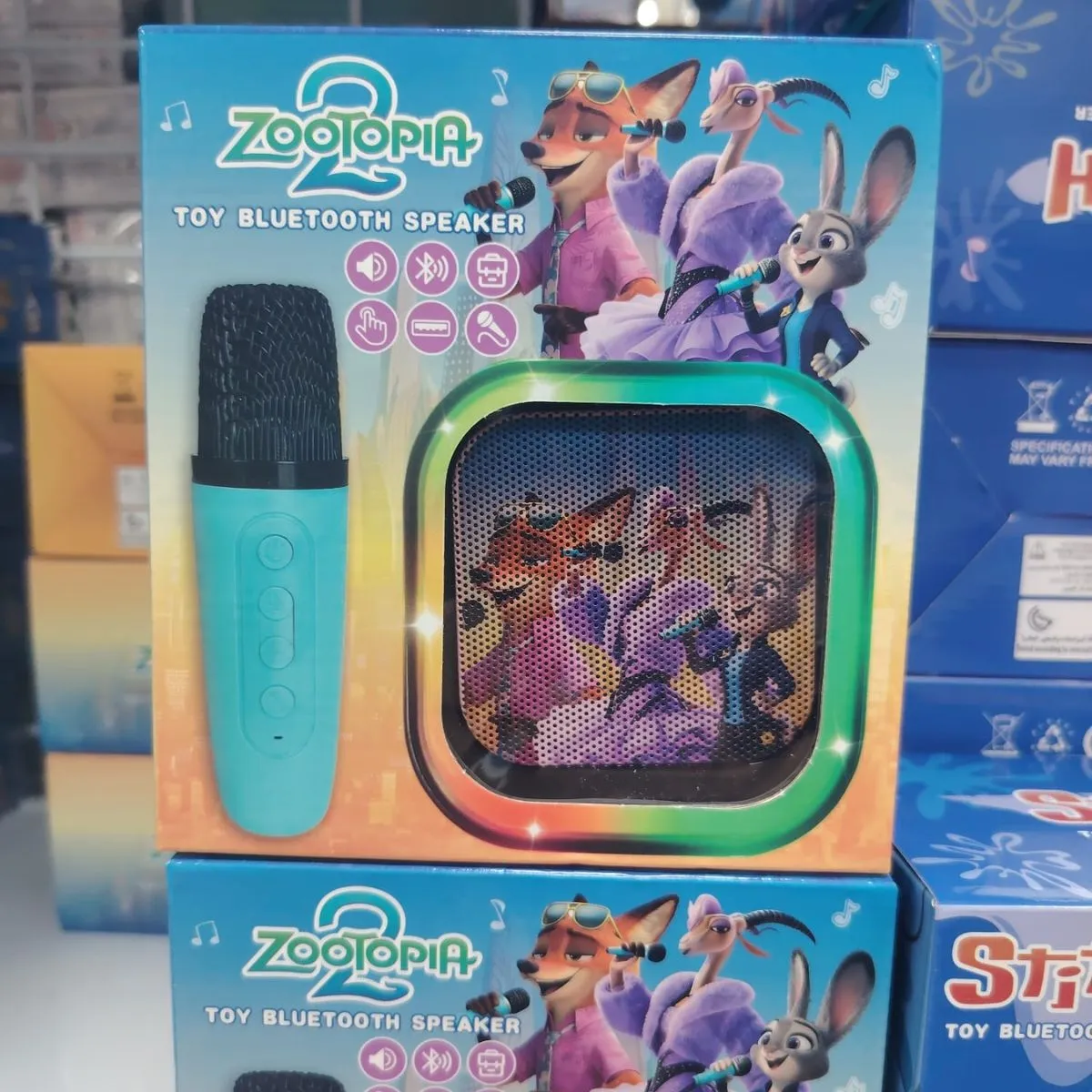 Głośnik Bluetooth Zootopia z mikrofonem karaoke