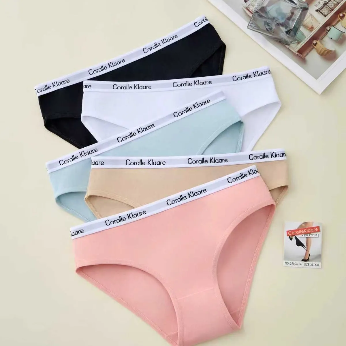Majtki damskie Corallelle Klaare 4 szt M/L/XL/XXL NO:G703-54