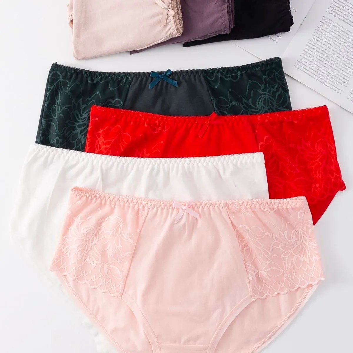 Majtki damskie Finella L-XXL, zestaw wielokolorowy