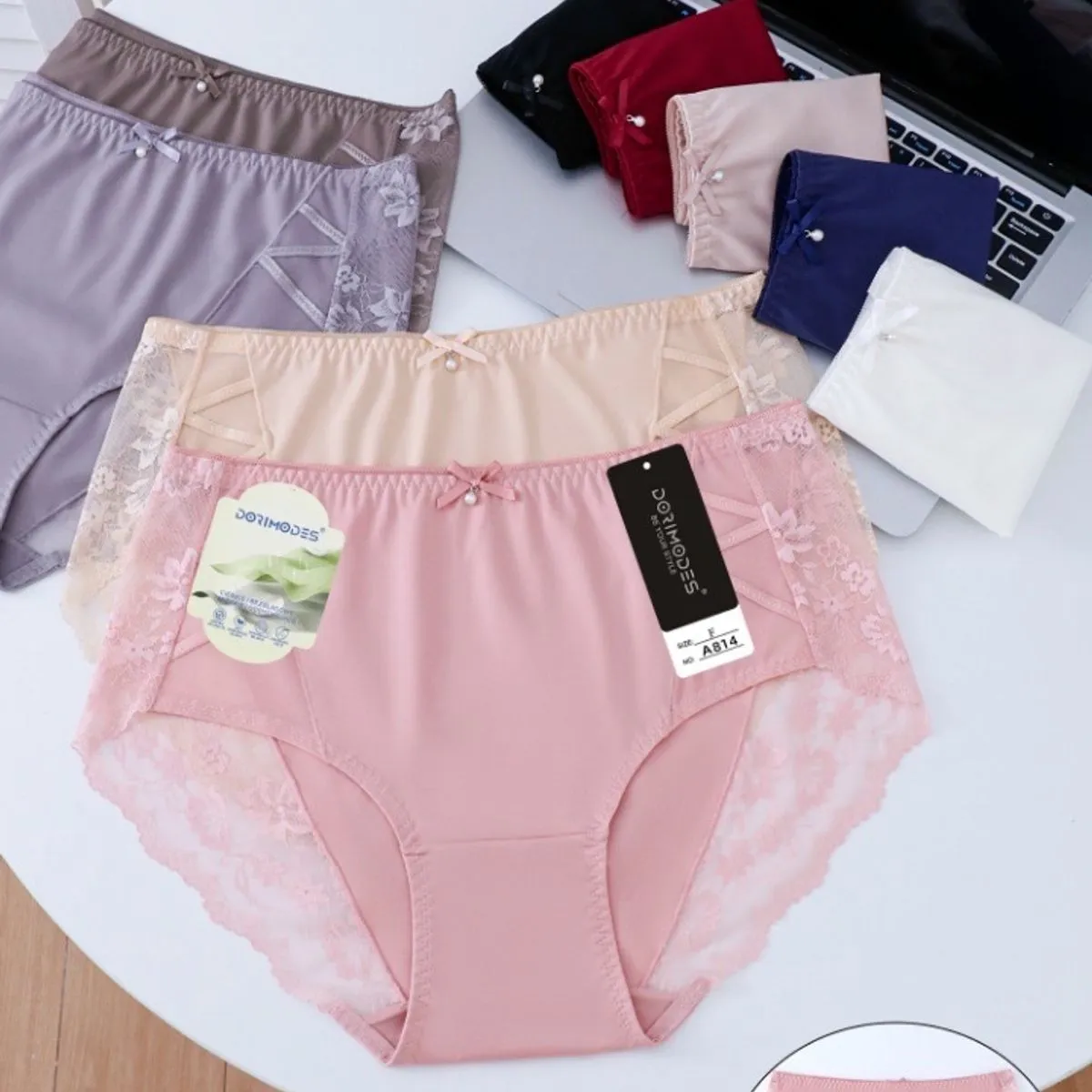 Majtki Damskie XL DORMODES 95% JEDWAB 5% SPANDEX