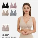 Biustonosz damski bezszwowy OUNO N-3637 M-XXL XL-XL