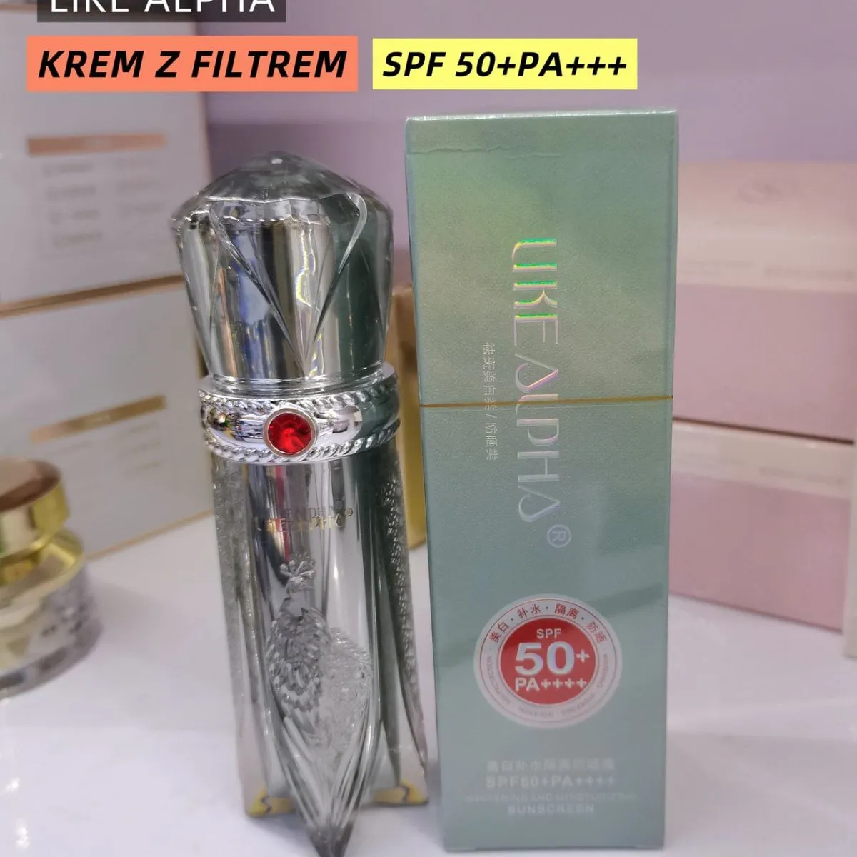 Krem przeciwsłoneczny z filtrem SPF 50+ PA++++ Like Alpha
