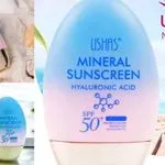 Krem przeciwsłoneczny mineralny Usha's SPF 50+ z kwasem hialuronowym