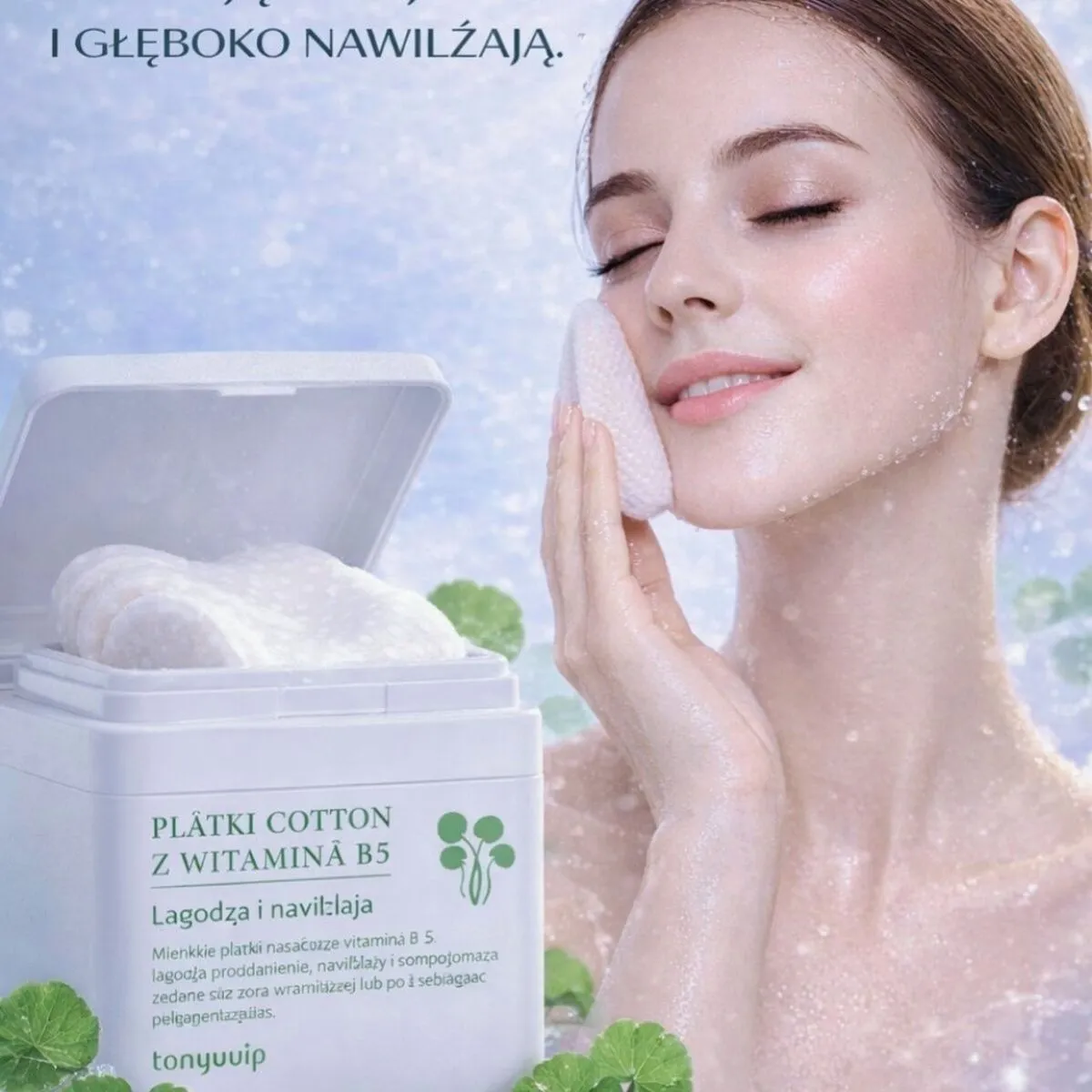 Płatki Cotton z witaminą B5 do oczyszczania skóry
