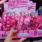 Lip Gloss Lucky Model błyszczący 12 szt. różowe