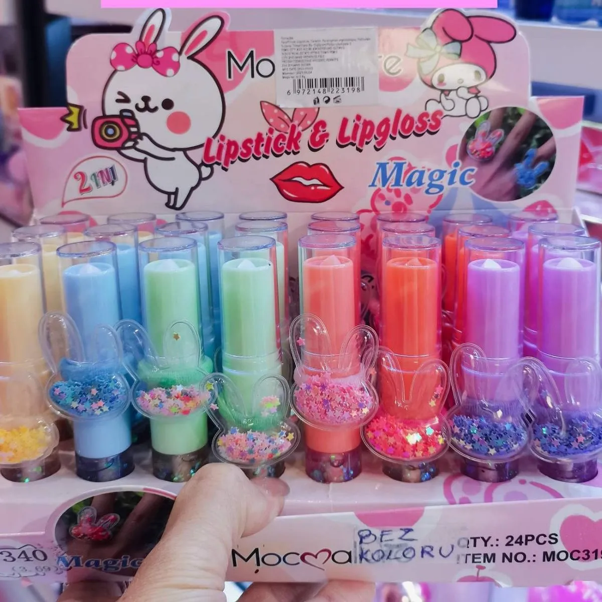 Balsam do ust Lipstick & Lipgloss Magic My Melody 24 szt