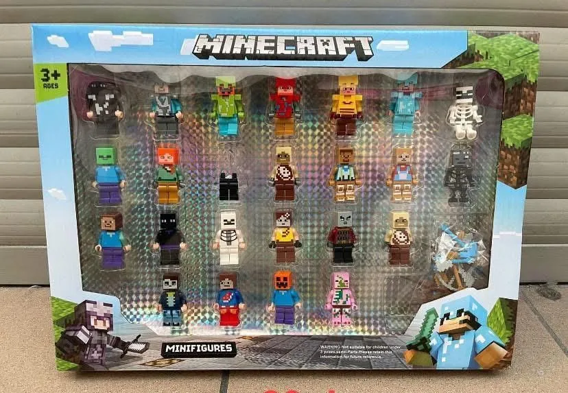 Zabawki Figurki Minecraft Mini Figury 24PCS 3+