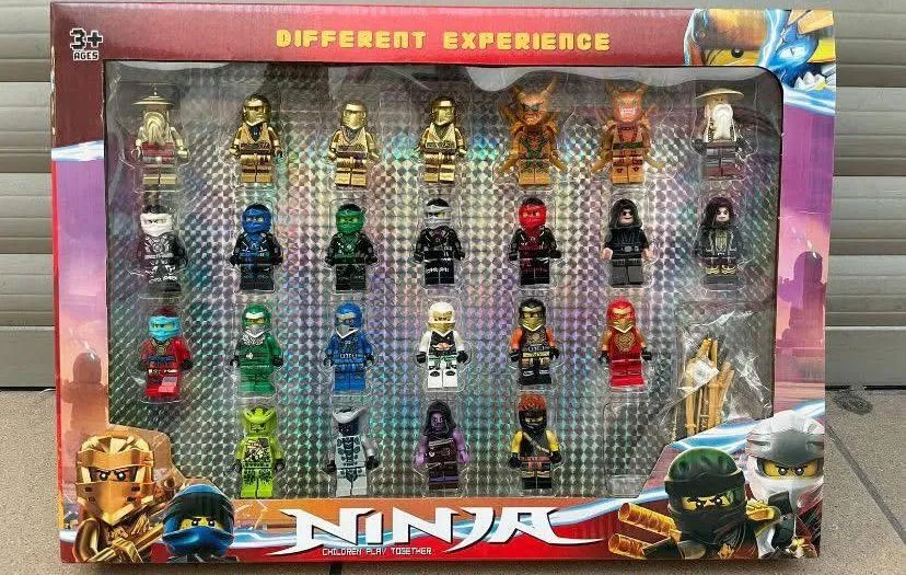 Zestaw figurek Ninja 24 szt. w pudełku