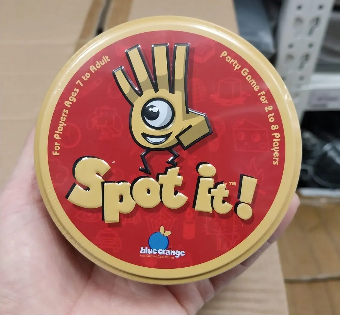 Zabawki Karty Spot It! Gra karciana Blue Orange