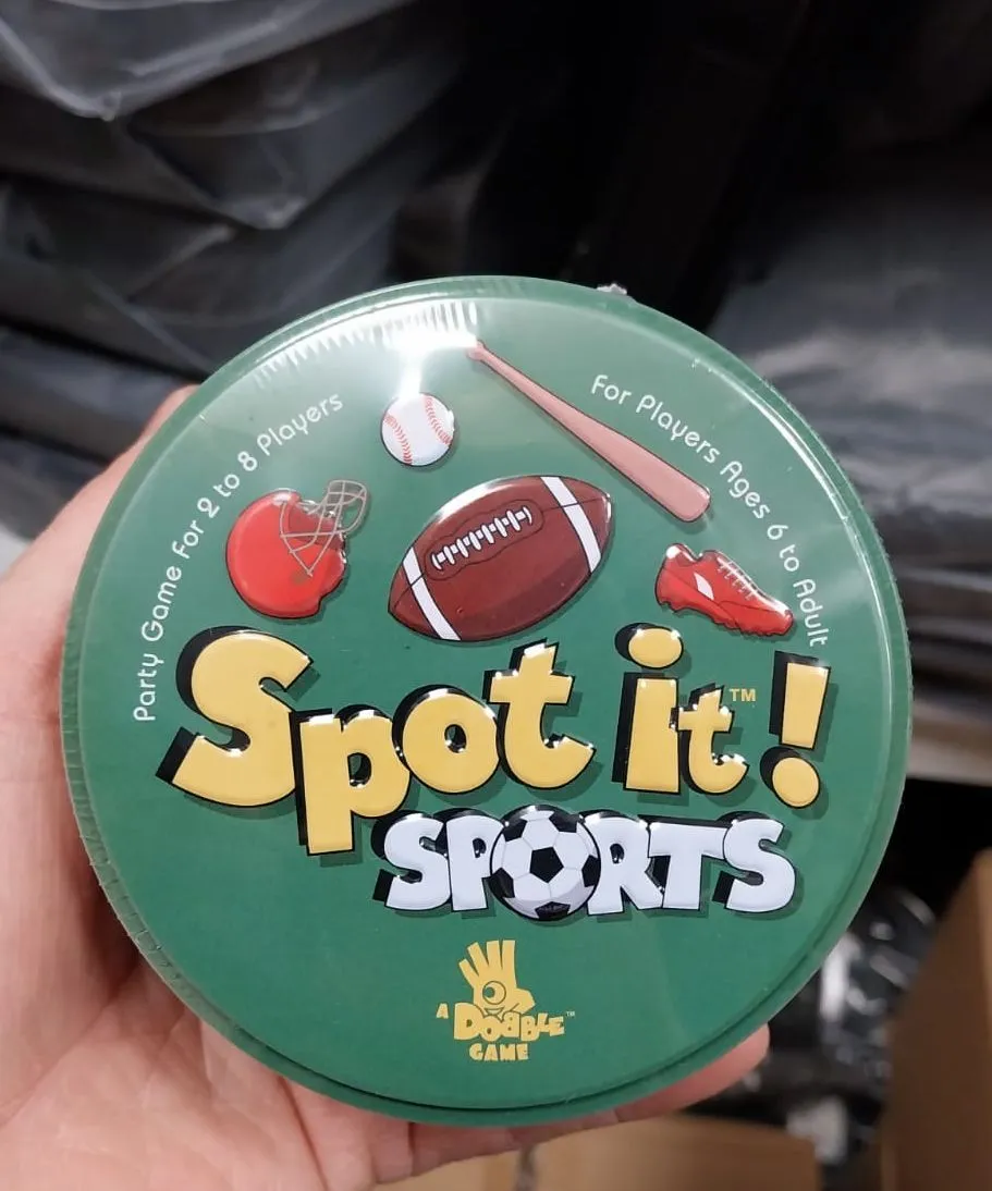 Zabawka Karty Spot It! Sports - gra imprezowa 2-8 graczy