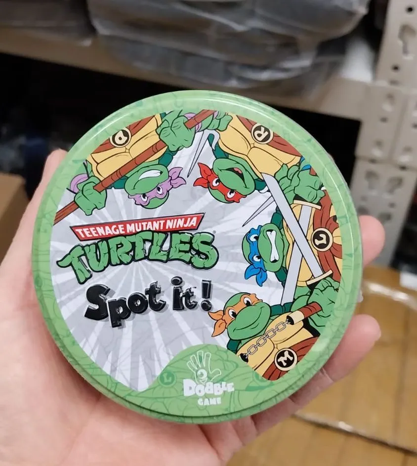 Zabawki Karty Spot It! Teenage Mutant Ninja Turtles