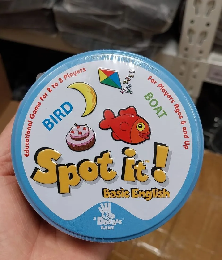 Gra karciana Spot It! Basic English edukacyjna