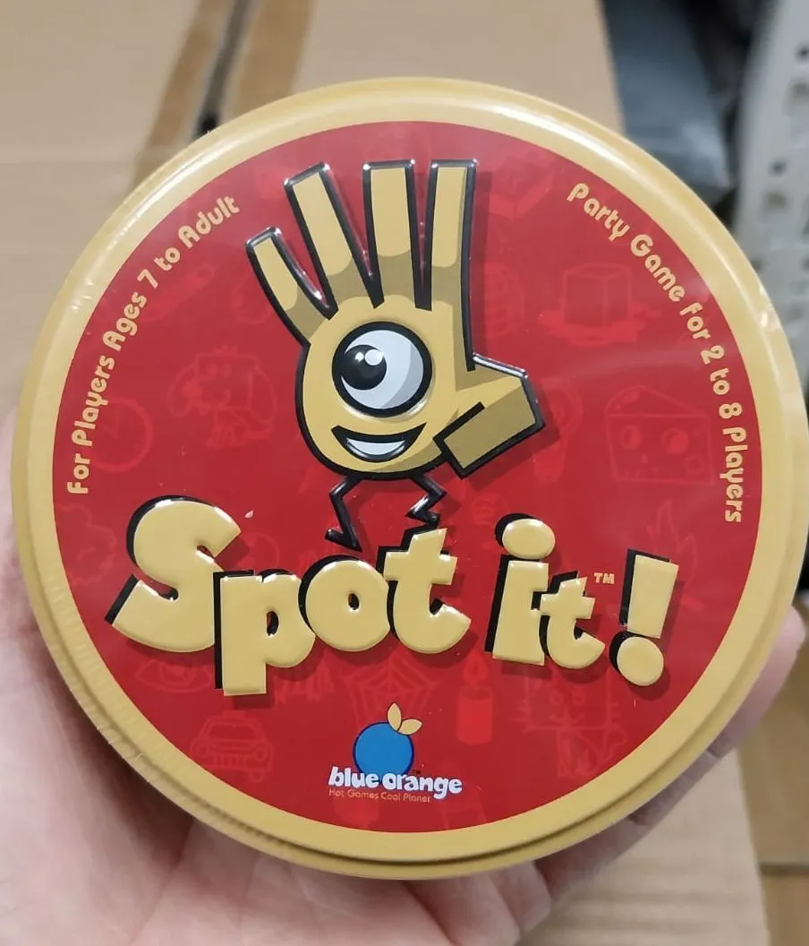Zabawki Karty Spot It! Gra imprezowa Blue Orange