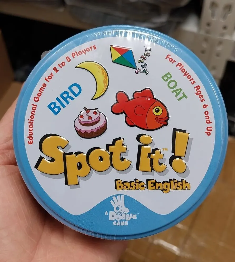 Zabawki Karty Spot It! Basic English