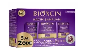 Zestaw Bioxcin Biotin Collagen Szampon 3x250ml 3PCS