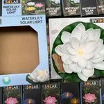 Solarna lampka Water Lily kwiat lotosu