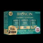 Zestaw Bioxcin Keratin & Argan 3PCS Szampon Odżywka Żel