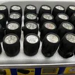 Latarka 3xR3 LED czarna