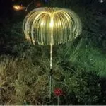 Zestaw Solarna Lampka Meduza Ciepła Biel 2PCS