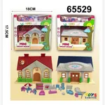 Zabawka Mini Dream House 18x17,5cm Zestaw z Akcesoriami Mix 65529