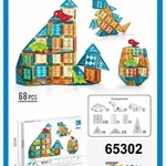 Magnetic Klocki Magnetyczne 68PCS Zestaw z Dinozaurami CI JING