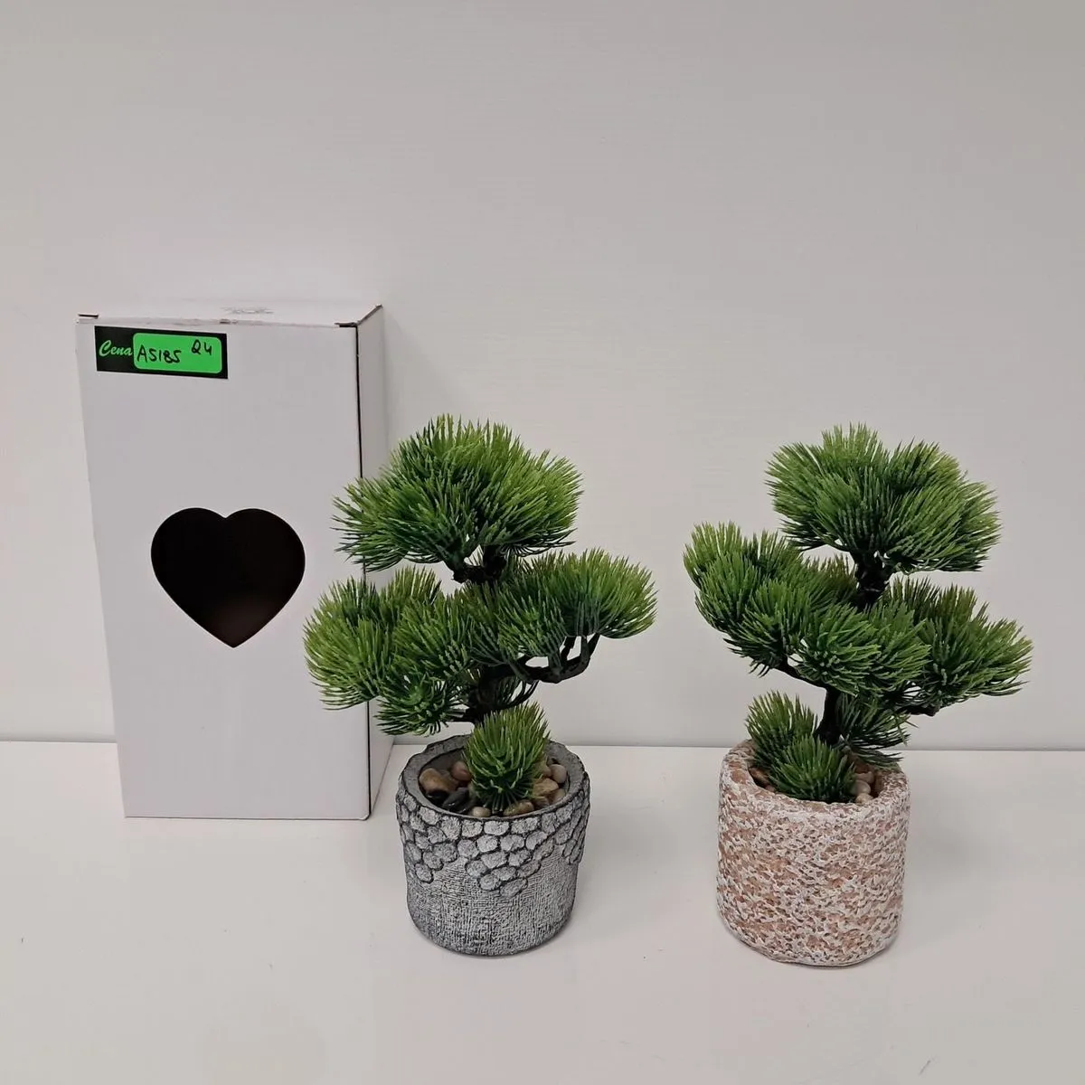 Krzew Ozdobny Sztuczna Roślina Bonsai w Doniczce 6 szt.