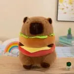 Maskotka Pluszowa Kapibara Hamburger - Miękki Plusz