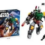 Klocki Star Wars 189PCS Boba Fett Mech Ruchoma Figurka