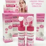 Pianka do Mycia Twarzy HUDABEAUTY Collagen 180ml ze szczoteczką