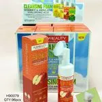 Pianki do Mycia Twarzy HUDABEAUTY Apple 180ml ze Szczoteczką 12szt