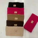 Opaski damskie futrzane UGG 6 szt. czarny, różowy, brązowy, beżowy