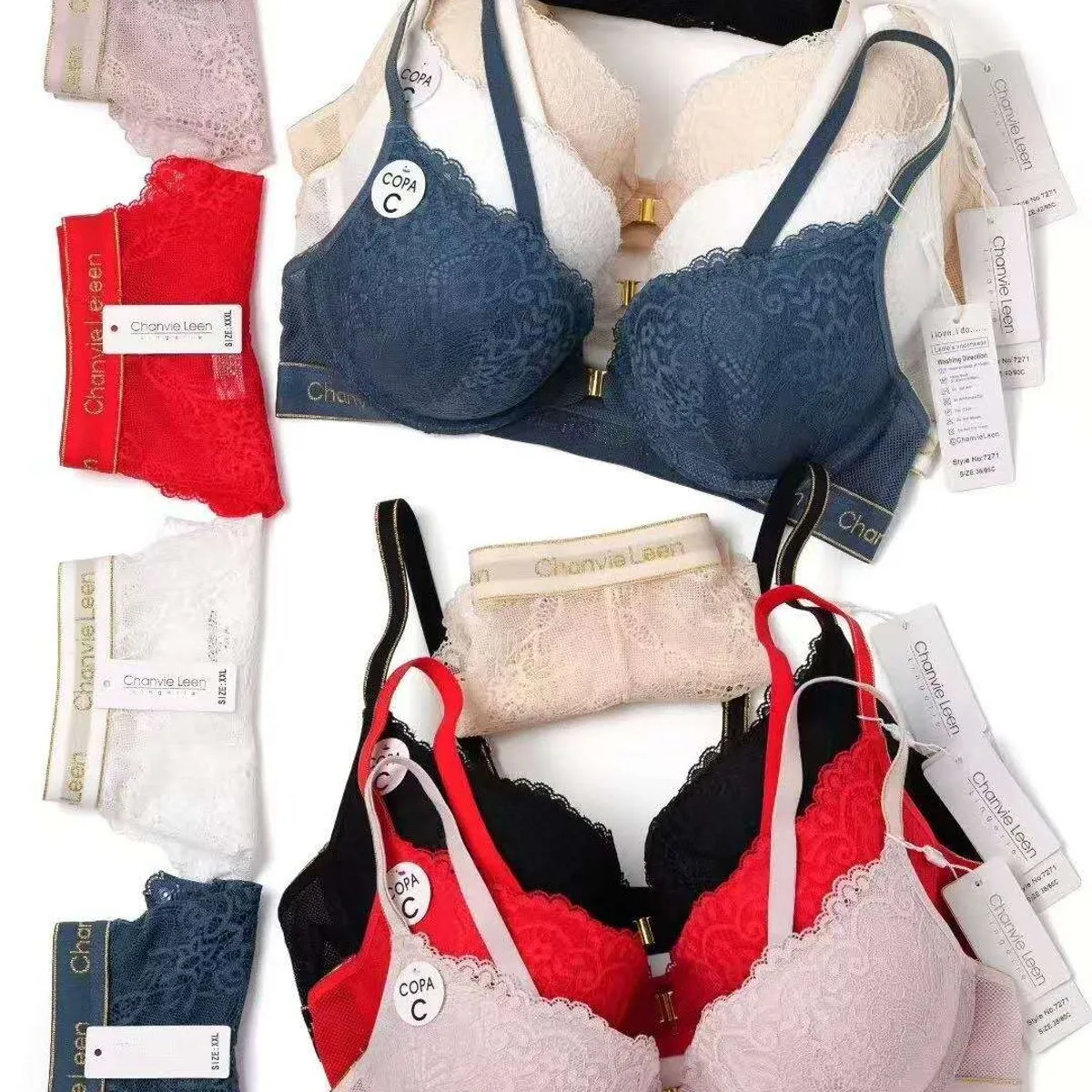 Biustonosz damski 72B/III XL-XXL 38-42, zestaw 6 szt