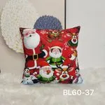 Poszewki Świąteczne 40x40cm z Mikołajem i Elfami