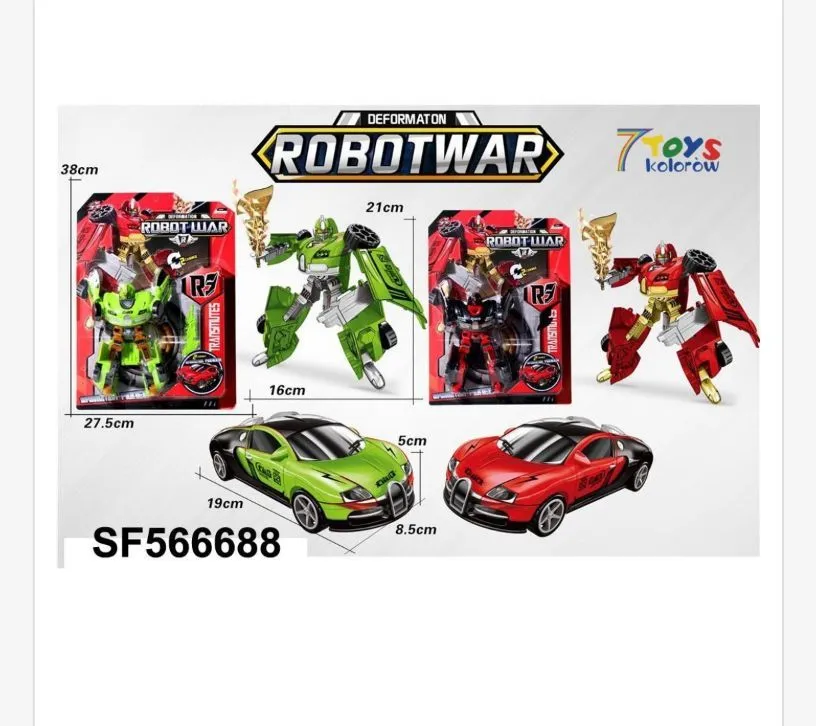 Zabawka Robot Deformujący Samochód Robot War 4w1