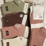 Skarpetki damskie prążkowane LG set 6 par wielokolorowe