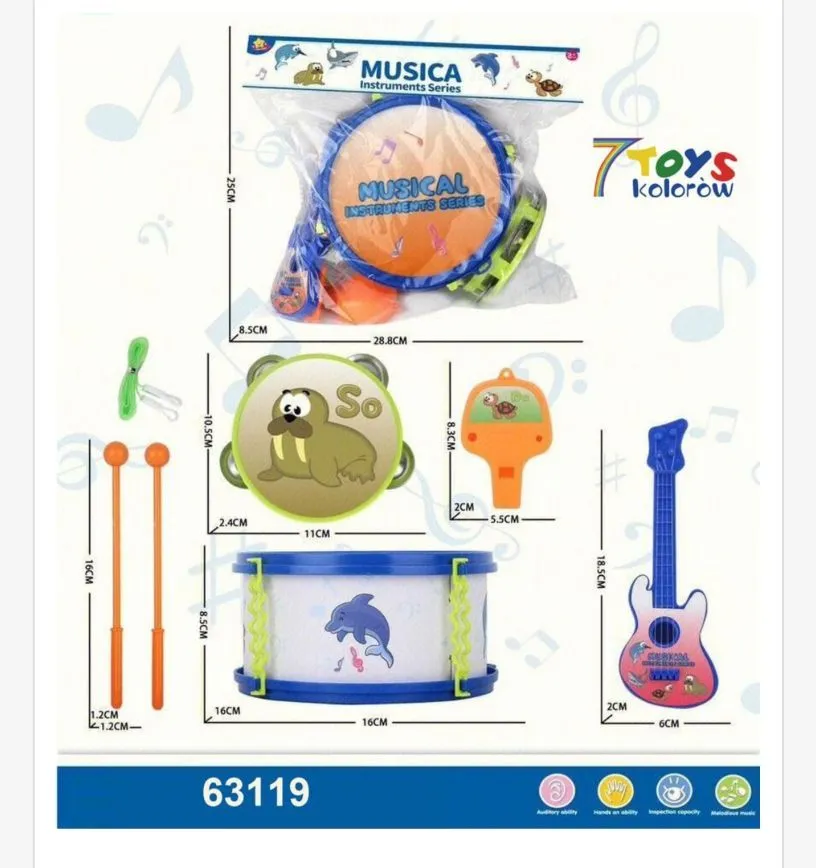 Zestaw zabawek muzycznych Musica Series 63119