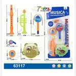 Zestaw zabawek muzycznych kolorowych 7TOYS 63117