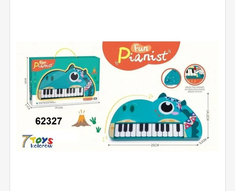 Zabawka Piano Dinozaur Fun Pianist 62327 20cm