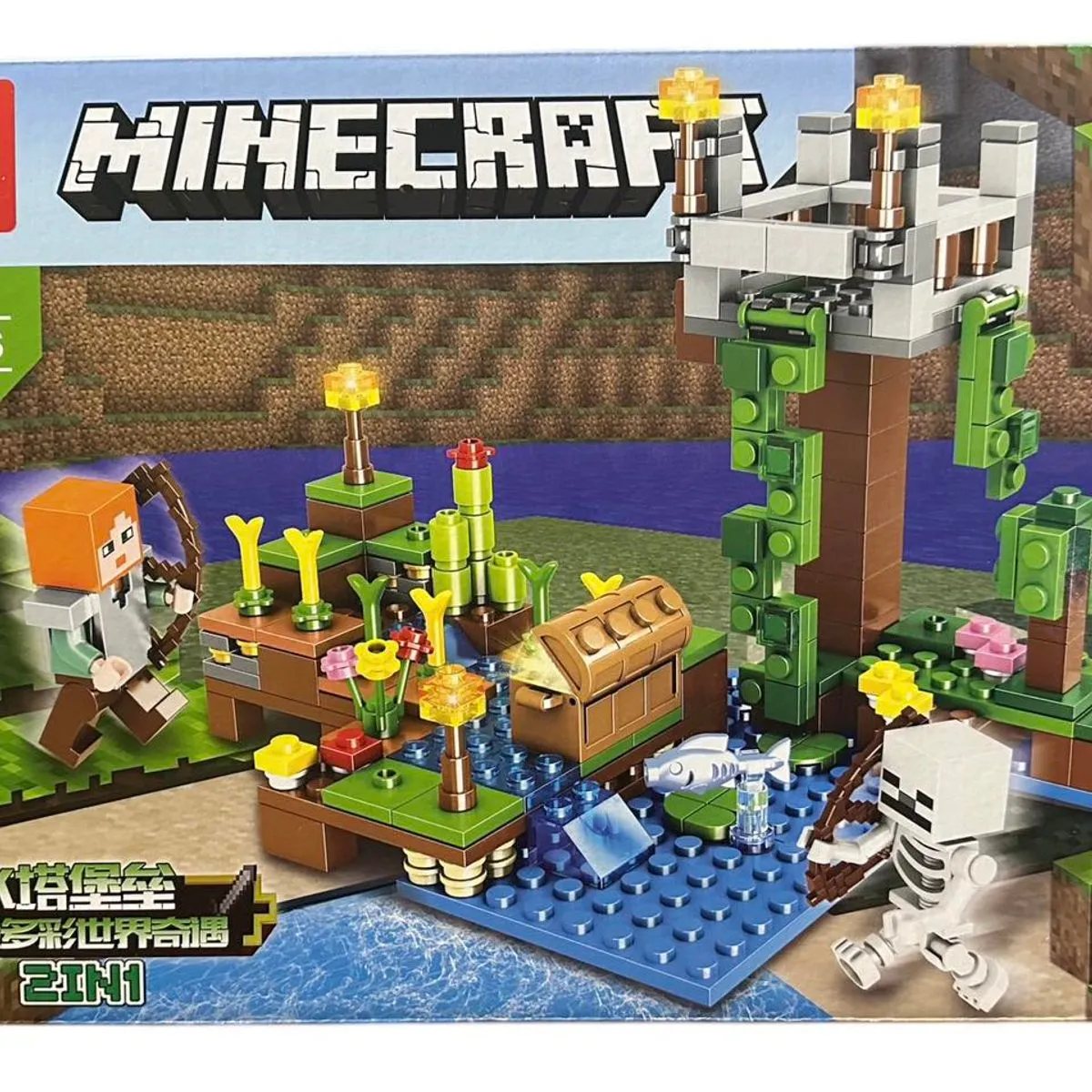 Zestaw klocków Minecraft 752A 259PCS 6+
