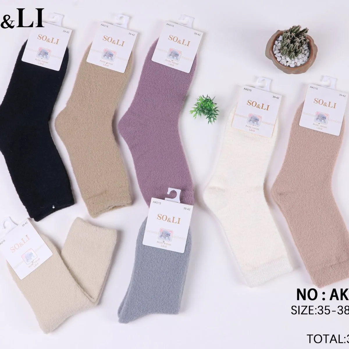 Skarpetki damskie SO&LI NO: AK015 rozmiar 35-38/39-42
