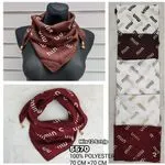 Szaliki damskie Mix 12 szt 70x70 cm 100% Poliester