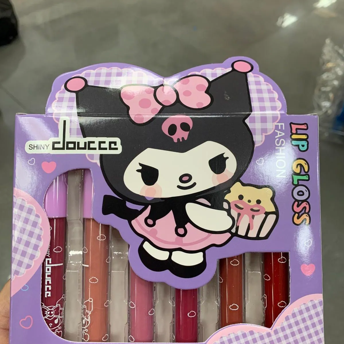 Błyszczyk do ust Lip Gloss Fashion Kuromi Shiny Doucce 12 szt.