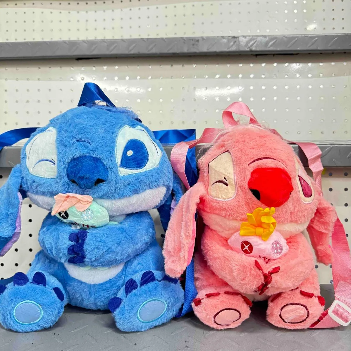 Plecak Stitch i Angel maskotka pluszowa mix kolorów 12 szt