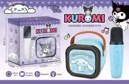 Głośnik Bluetooth Kuromi z Mikrofonem Karaoke 15.5x15.5x7.5cm