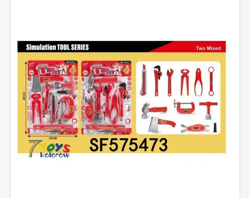 Zabawki Tool Series - symulacja narzędzi, 2 zestawy mieszane