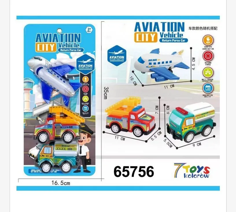 Zabawki Aviation City Vehicle Traffic 16,5 cm