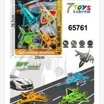 Zabawki Racing Speed Samoloty Świecące 4 szt